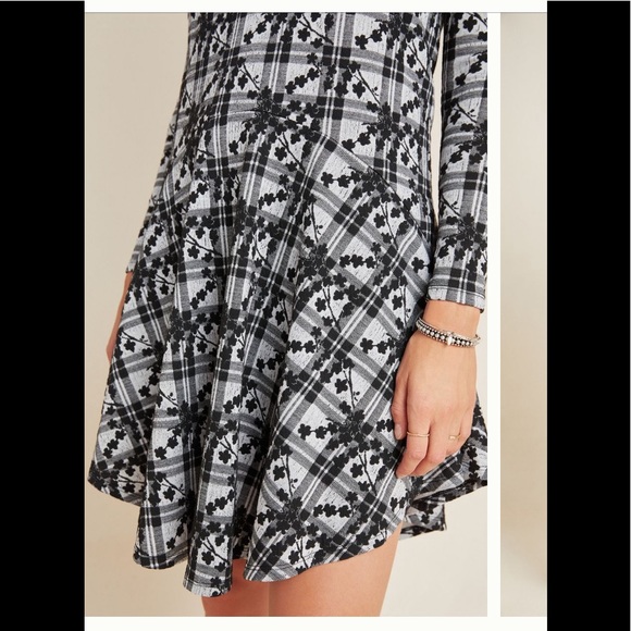 Hutch Jeanie Embroidered Plaid Tunic Small - Picture 3 of 6